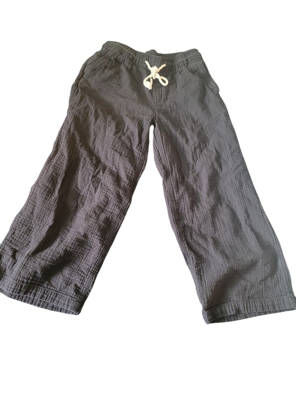 Old Navy Black Cotton Gauze Pants
